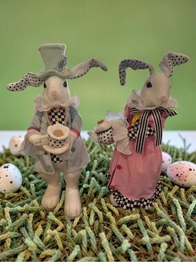 Regency International Styro Dressed Tea Party Bunny Set